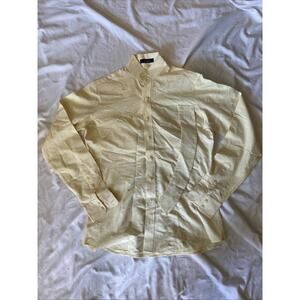 Essex Coolmax English Horse Riding Show Shirt Women’s 36 Yellow Print Collar
